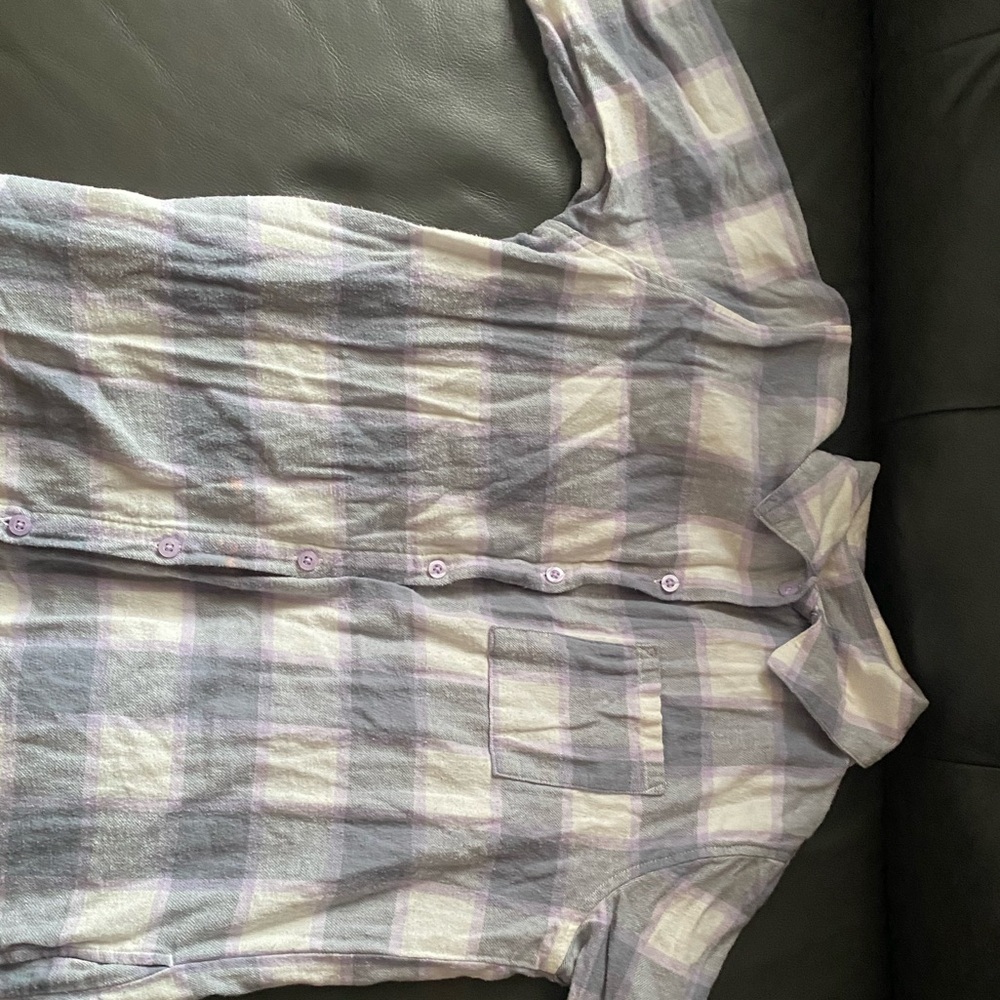 Women’s Plaid Button-Up Shirt